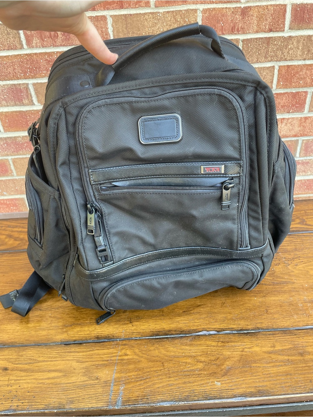 TUMI men’s travel backpack